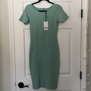 NWT *FINAL PRICE* Midi Bodycon Dress, Mint Green